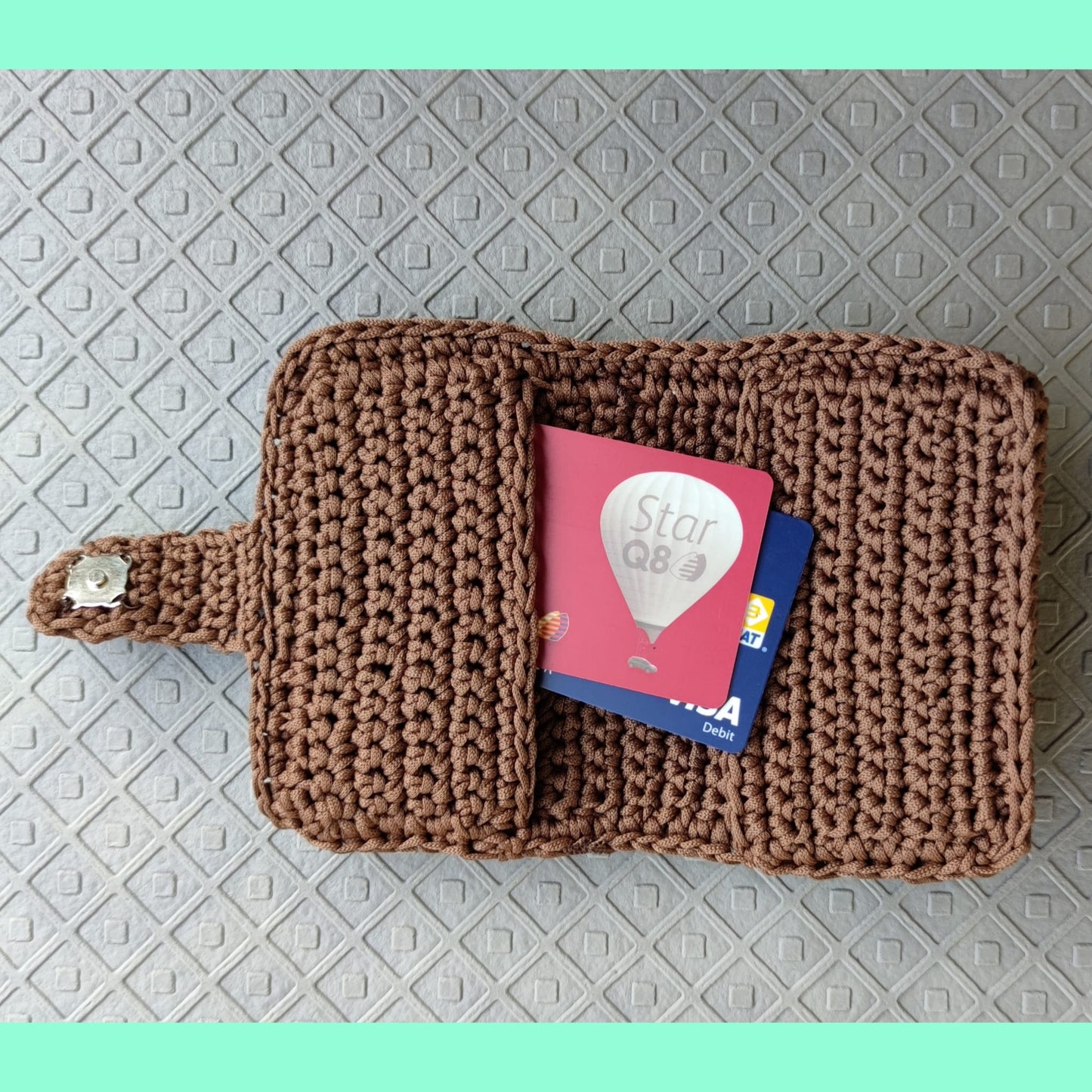 Portafoglio crochet