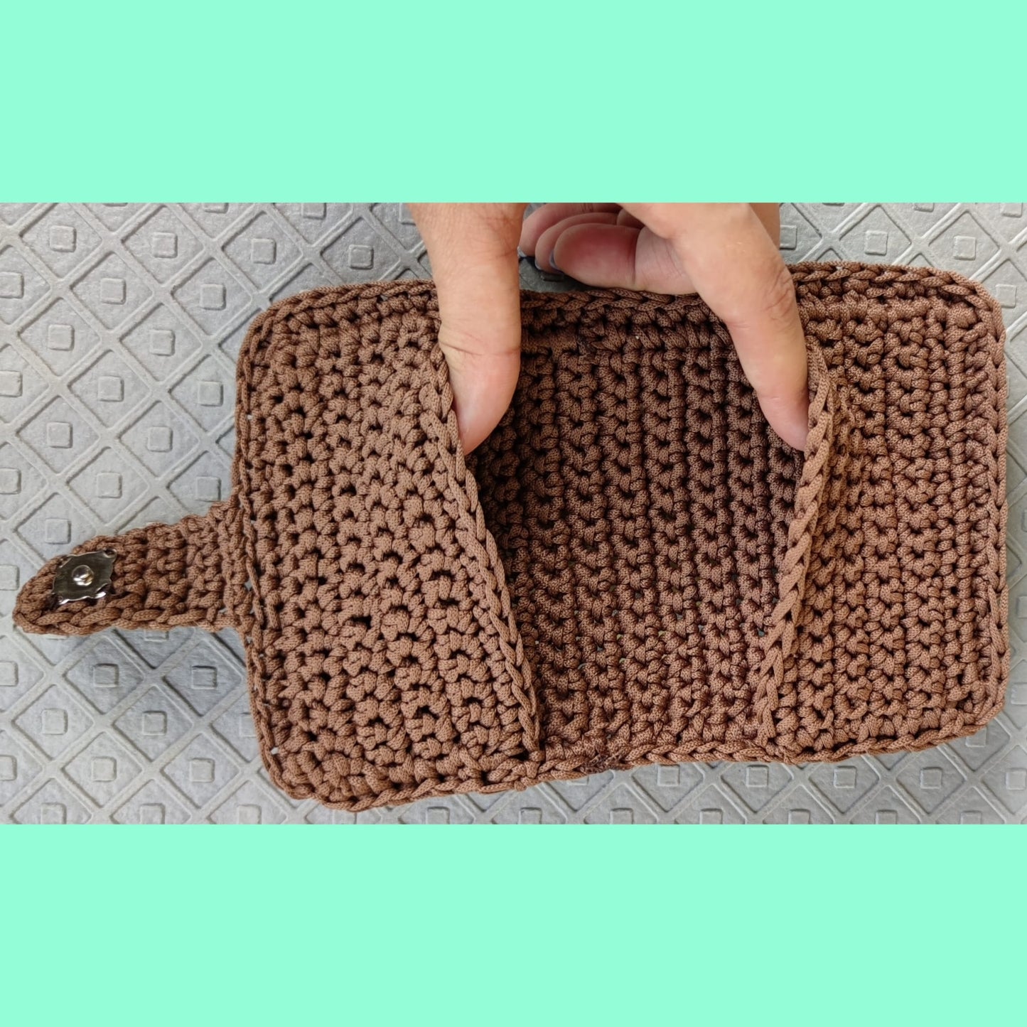 Portafoglio crochet