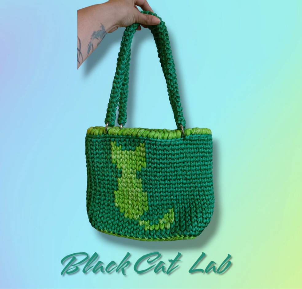Borsa green cat