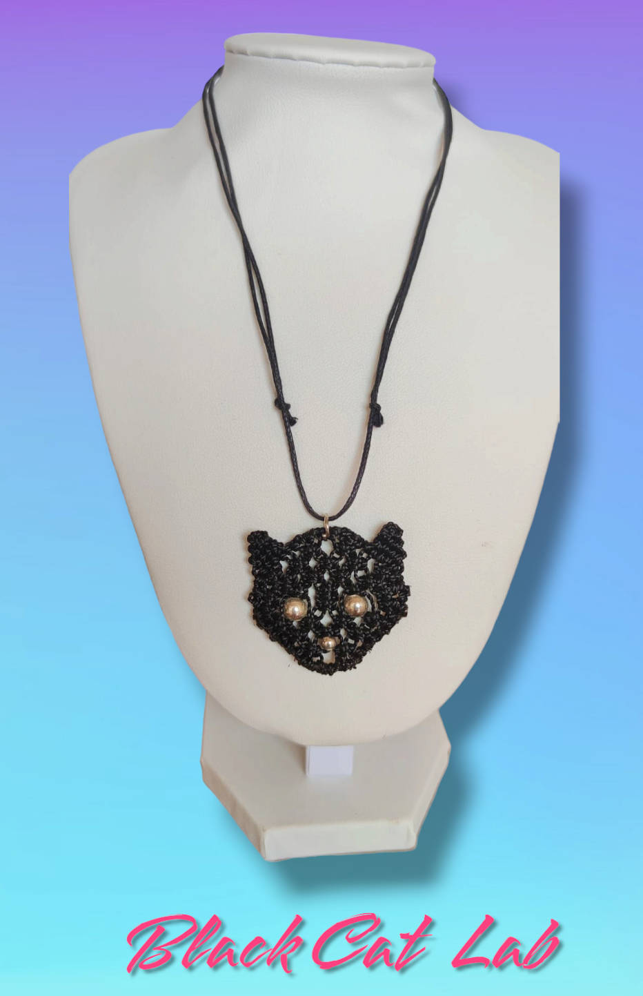 Collana Black cat